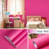 Width Peel and Stick Wallpaper Solid Color Contact Paper Self-Adhesive Sticker Wall Furniture Covering Vinyl Rolls 1-10m