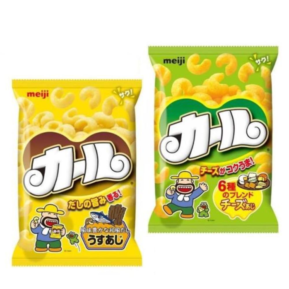 

Япония MEIJI Кукурузные снеки Curl (Светлый Mac68k / Сыр 64к) Cheese 64g