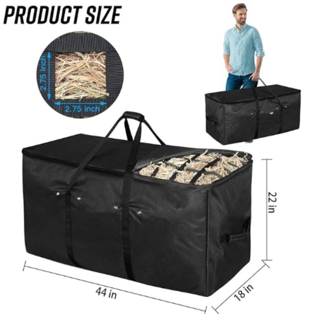 Wasserdichte Heulagerungstasche Strapazierfähige Pferdefuttertasche Langlebige Rollballen-Tasche Weide