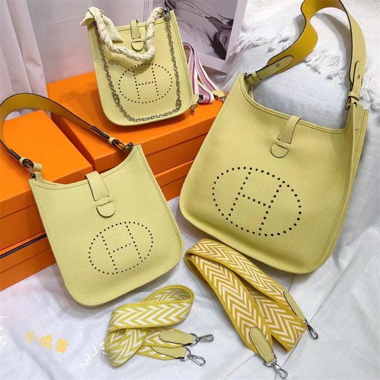 2023 new cowhide Evelyn evelyne mini 17/29TOGO first layer cowhide shoulder crossbody