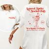 Aperol Spritz Social Club TShirt Cocktail Tshirt Unisex Drinking Tee Summer Shortsleeve Printed T Shirt Harajauku Clothing