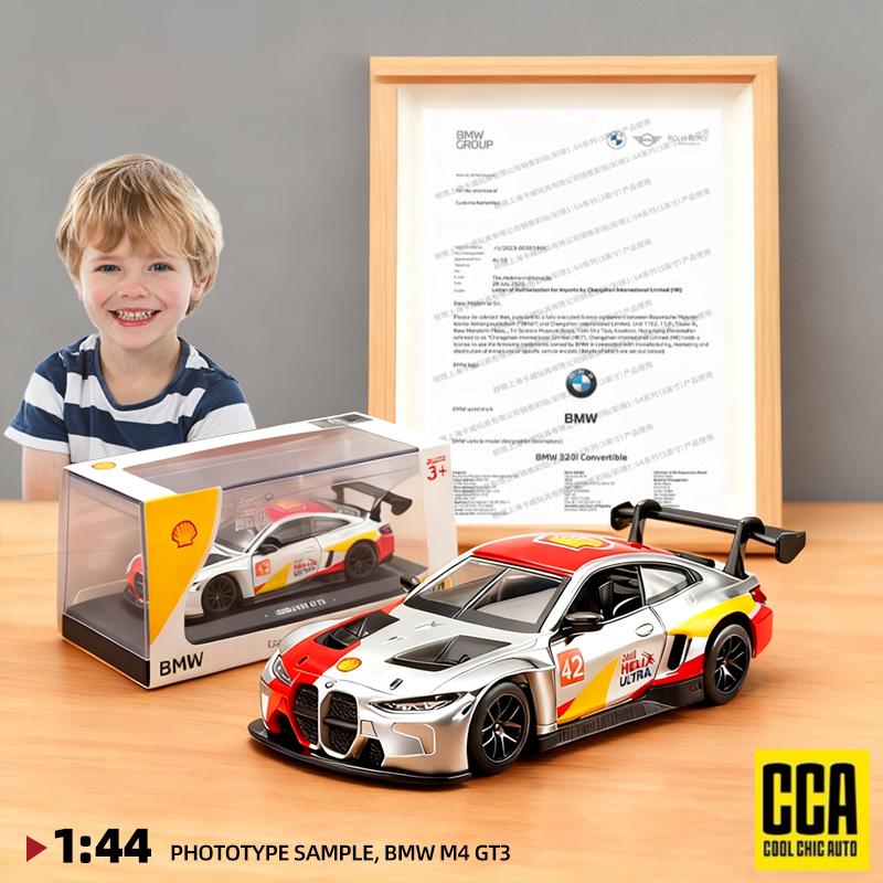 1:44 BMW M4 GT3 Karosserie Supercar Legierungsauto Druckguss & Spielzeugfahrzeuge Automodell Miniatur Maßstabsgetreues Modellauto Für Kinder