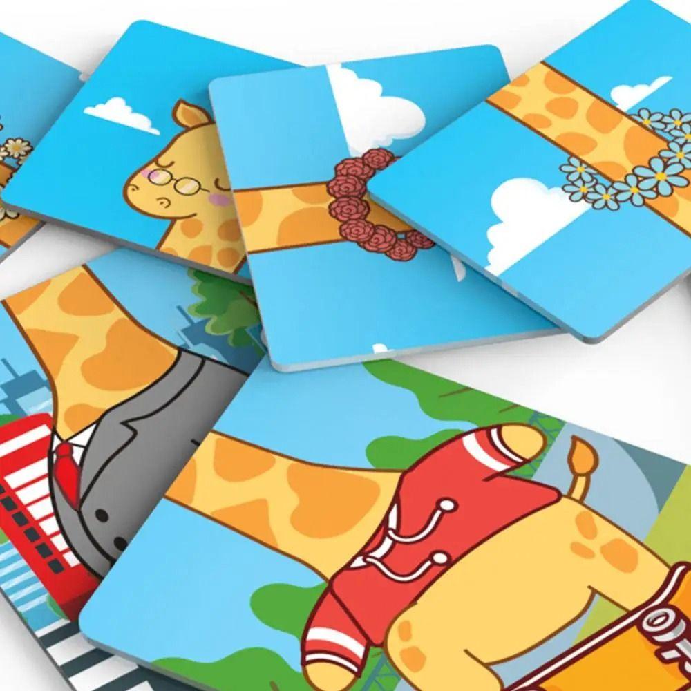 Puzzle Tier Bushaltestelle Tischspiel Frühe Bildung Kleinkind Farbsortierspielzeug Jungen und Mädchen