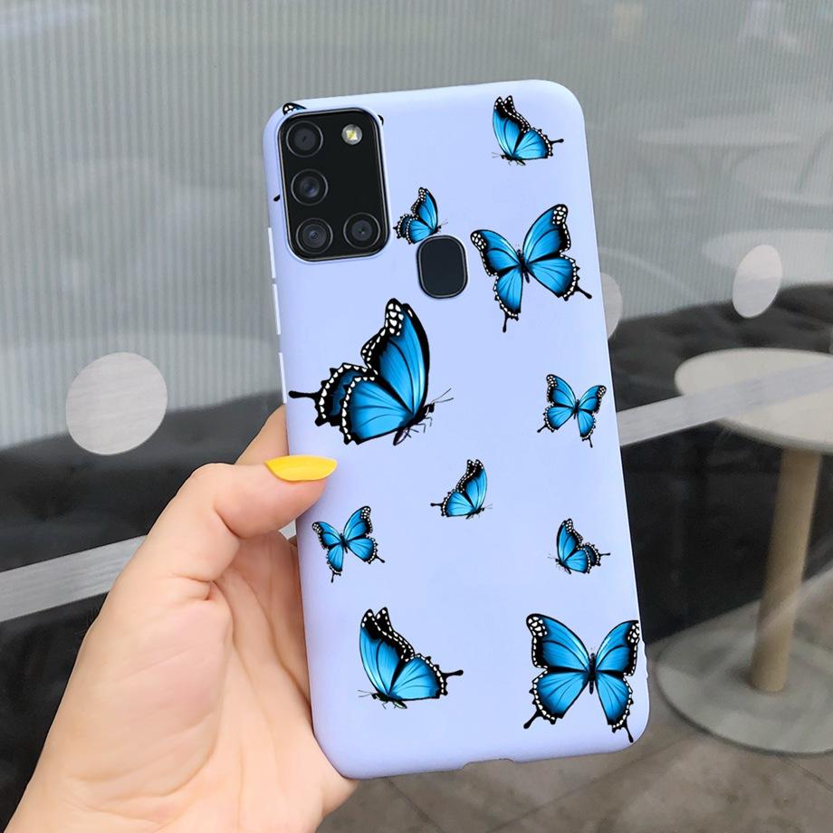 Sunflowers Daisy Shap-on Case For Samsung A21s Case Samsung Galaxy A21S A 21S A21 S A217F Cover Dustproof Silicone Bumper Coque