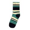 nau orchid stripe socks yellow green