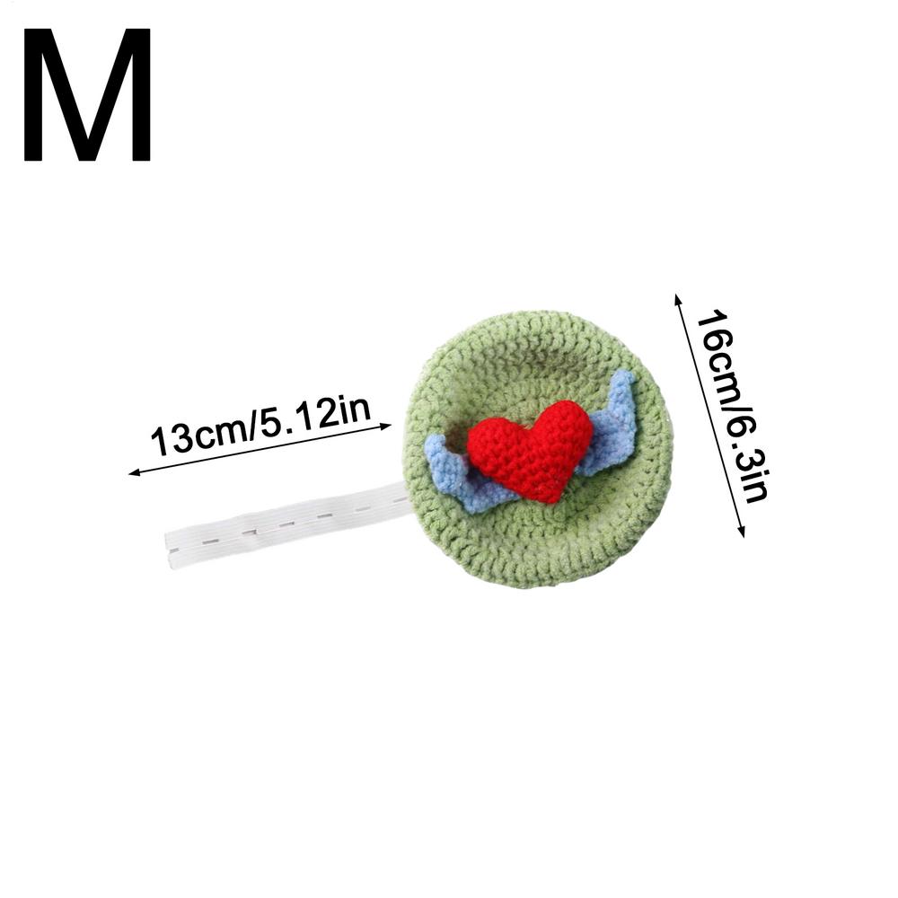 Tortoise Clothing Adjustable Straps Knit Costume Heart-Shaped Wings Design Tortoise Shell Clothing for Winter Cold Weather