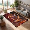 AC Milan Printed Flannel Area Rug Non Slip Soft Polyester Floor Carpet Indoor Decor Mat for Bedroom Living Room Sofa Game Room Home Decoration