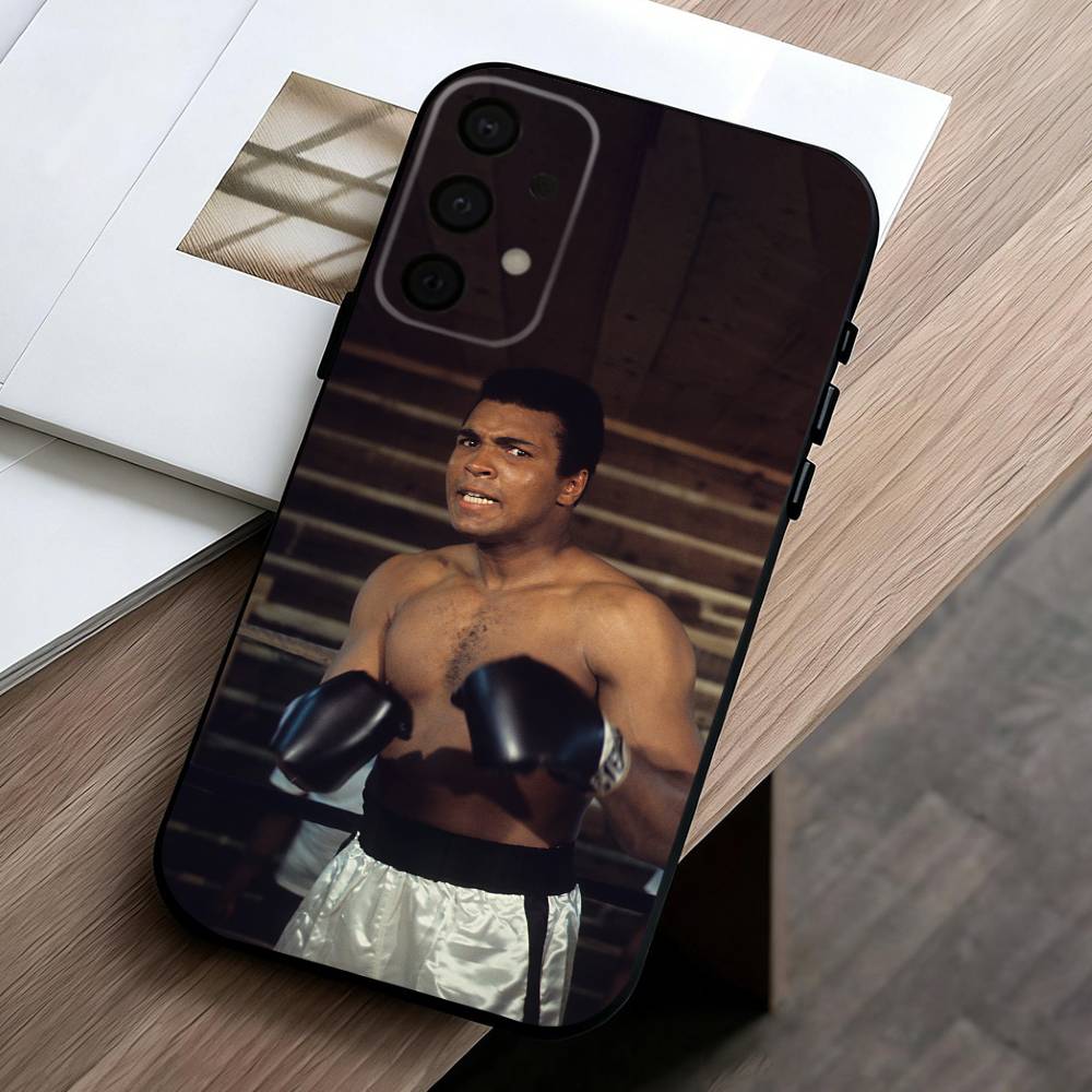 Boxing M-Muhammad A-Ali phone Case For Samsung Galaxy A73,A72,A71,A70,A53,A52,A51,Others Soft Black Shell