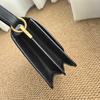 [Gebraucht] Gancini Schwarze Leder Crossbody Tasche - Sehr Gut #13VHABV