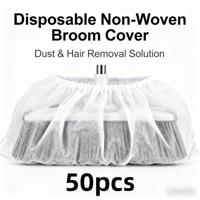 

50/100 шт. Одноразовый чехол-насадка на швабру для уборки пыли, накидка для сбора пыли, липкий чехол для волос 50Pcs