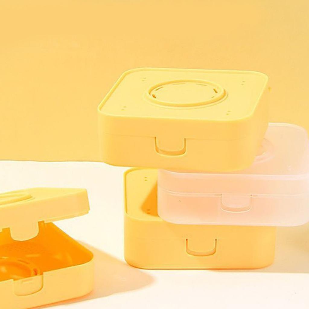 Powder Puff Storage Box Home Travel Portable Fashionable Breathable Makeup Puff Container Case for Women