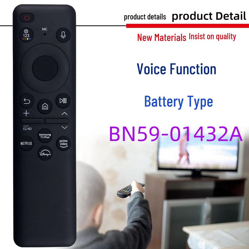 Compatible with Samsung TV Solar Voice Remote Control BN59-01432A/J, 01454A, 01455A
