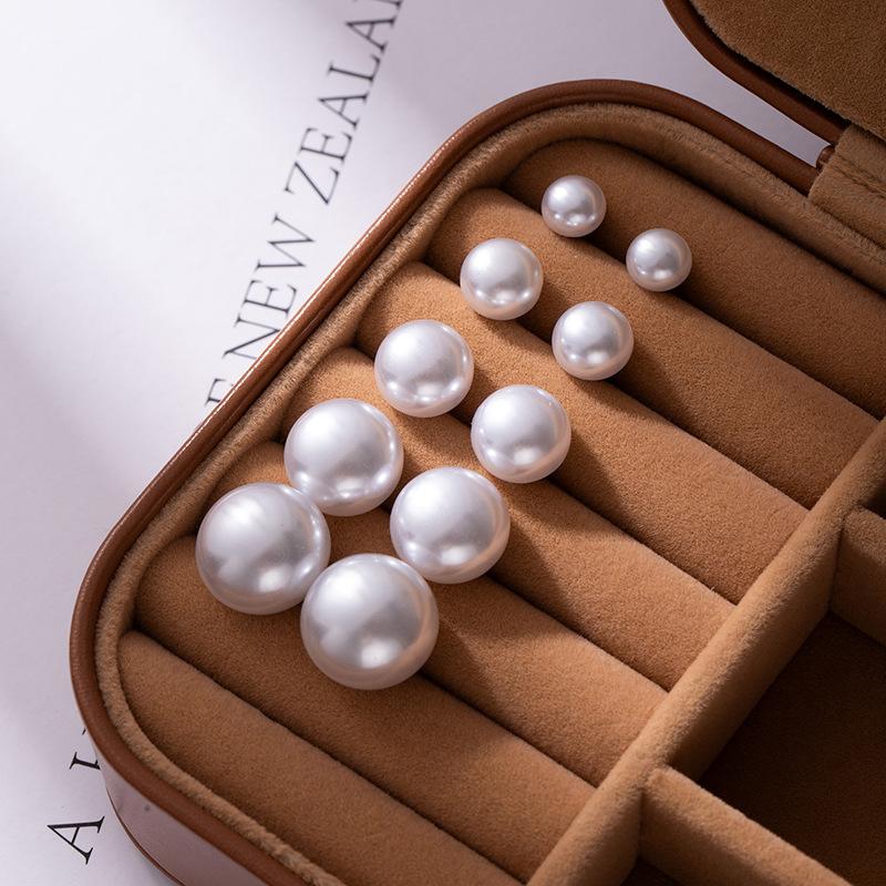 Premium Pink Pearl Stud Earrings Women'S Light Luxury Niche Design Earrings Temperament Ear Buckles Gentle And Elegant Earrings