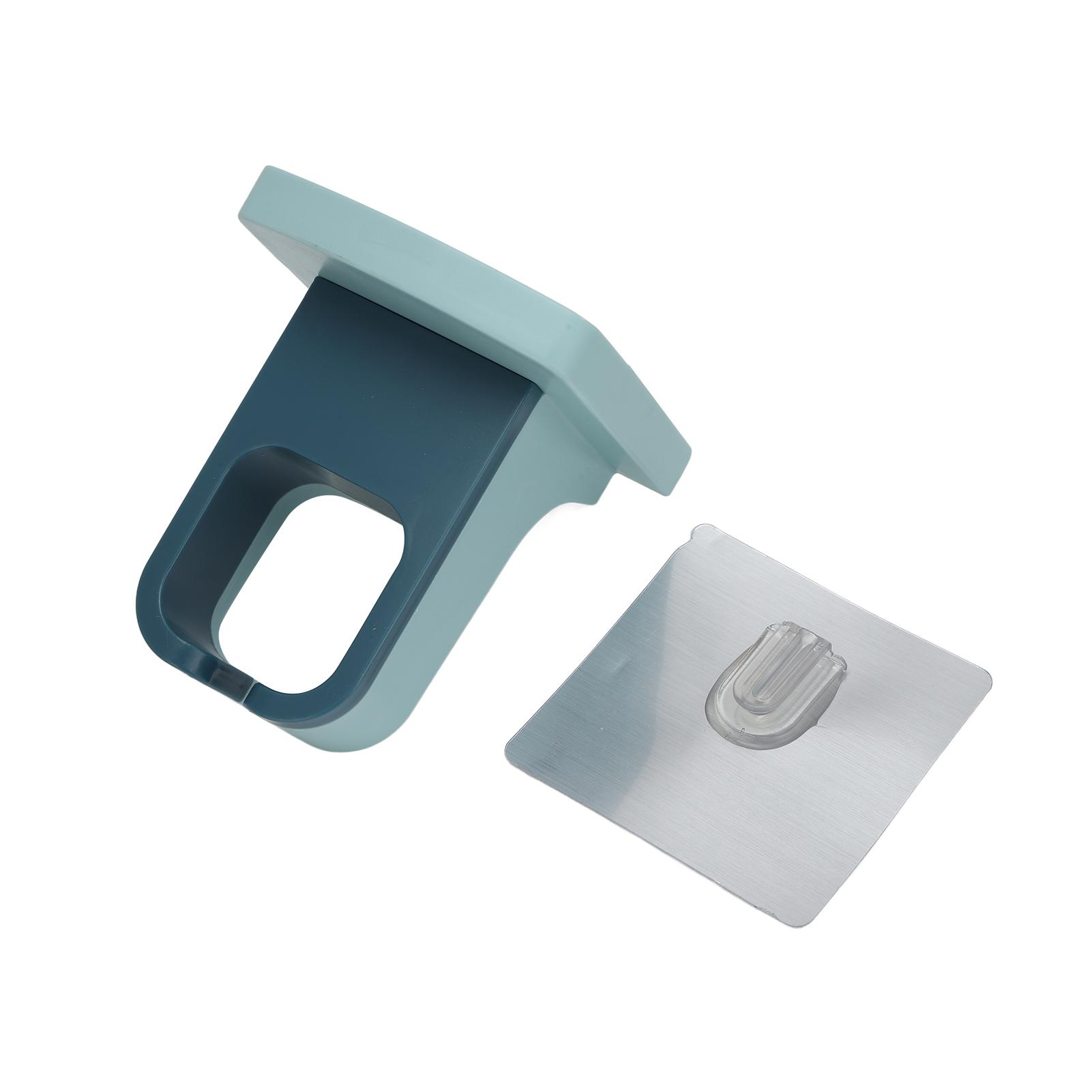 

Держатель для фена настенный самоклеящийся органайзер для хранения фена Light Blue