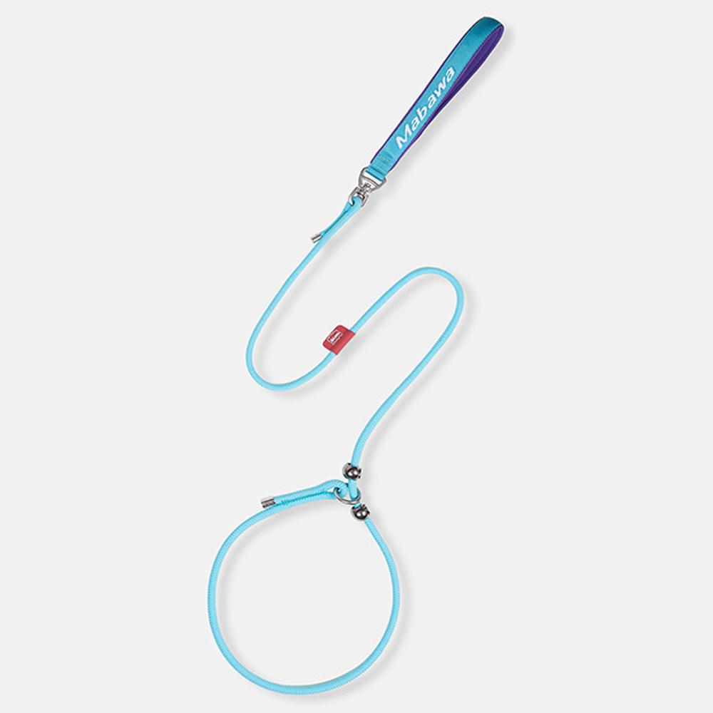 

6mm Very Thin Ultra Fine Small Dog Leash Fashion Pet Round Rope Lead P Chain Collar With Handle Training Puppy Walking Leash 0.6X1.2m озеро синий
