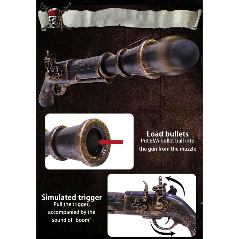 Halloween Piratenkostüm Spielset für Kinder Lustige Grimasse Totenkopf Augenmaske Piratenschatzkiste Spielzeug für