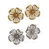 Elegant Retro Metal Flower Studs Earrings Hypoallergenically Alloy Lightweight Comfort Jewelry Accessories Gift