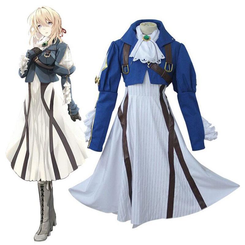 Cosplay Violet Evergarden Costume Auto Memories Doll Outfit Fancy Dress Set