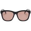 Oversized Frame Sunglasses Black Orange Lens Vintage Rectangular Sunglasses for Women Men
