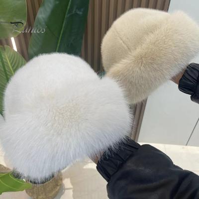 Cappello invernale da donna, in pelliccia sintetica spessa, con ritenzione del calore, antivento, stile Mongolia, tinta unita, per ciclismo all'aperto, sci, Panama