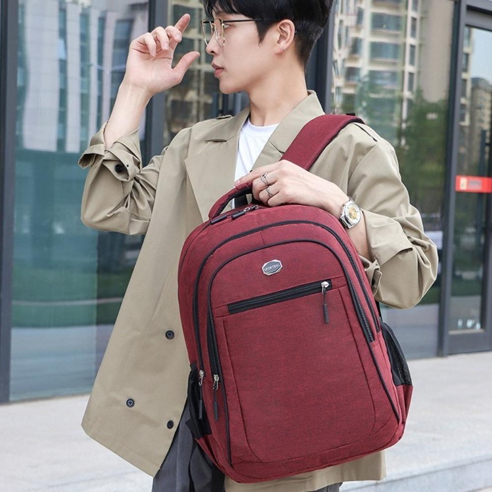 New Waterproof Large Capacity Backpack Wear-resistant Multi Pocket Commuting Backpack Large Capacity Shoulders Bag School