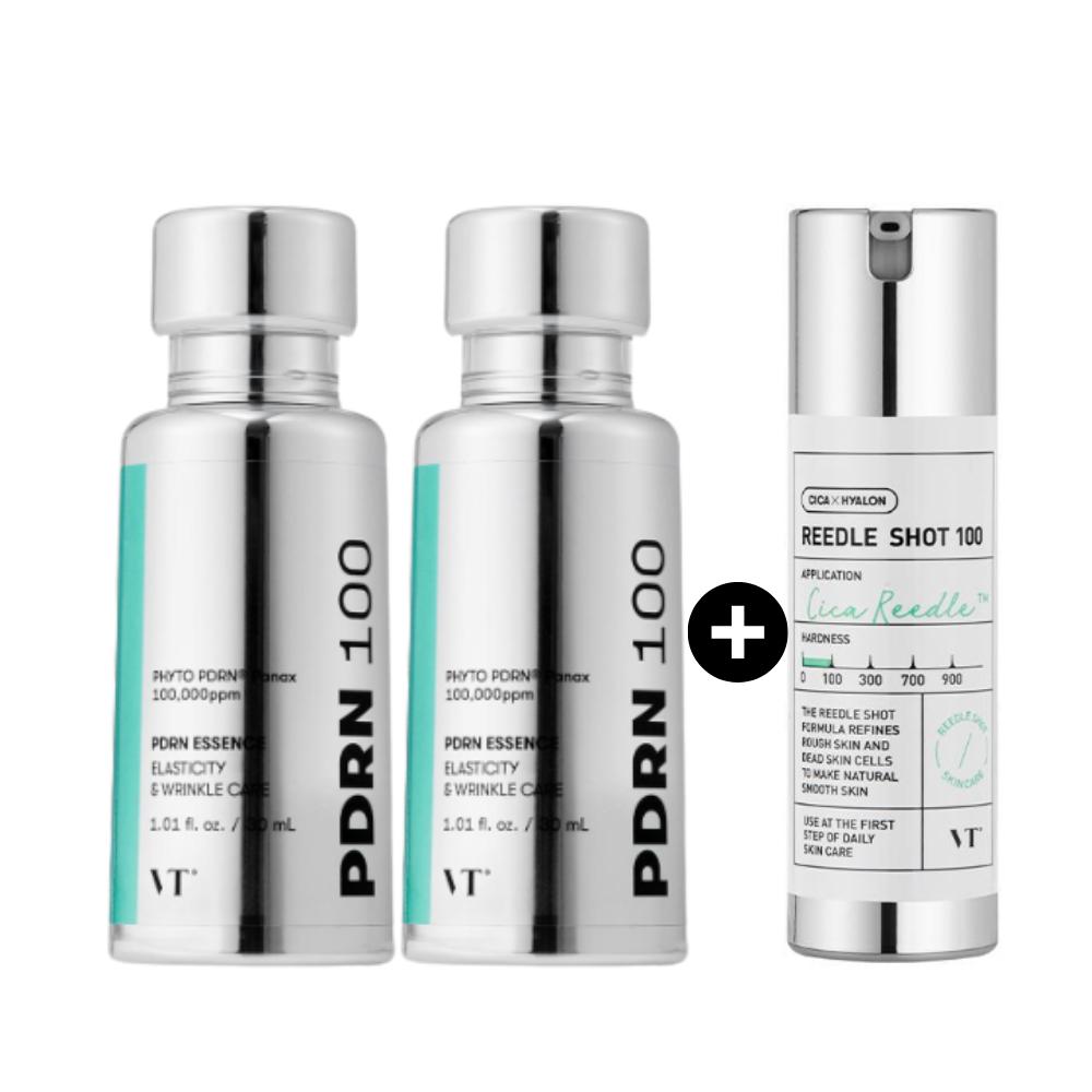 [VT COSMETICS] Эссенция PDRN 100 (30 мл x 2 шт. + Reedle Shot 100 10 мл)