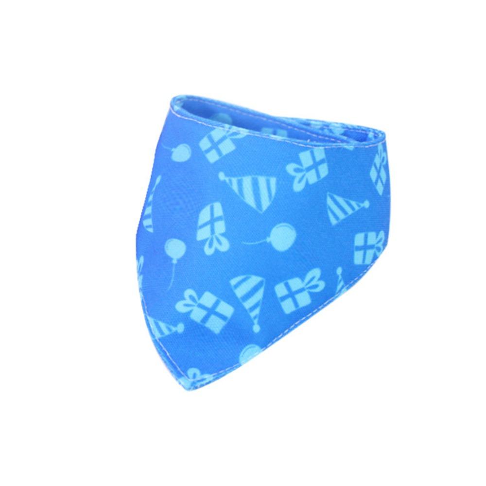 Pet it birthday party dog triangle towel adjustable cute pet saliva towel pet party decoration
