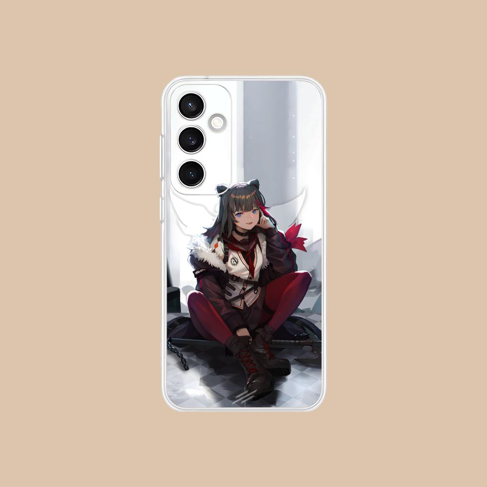 

Arknights Zima Clear Mobile Phone Case for Samsung Galaxy S25 S24 S23 S22 S21Plus FE Ultra Colorful Cover Galaxy S24+
