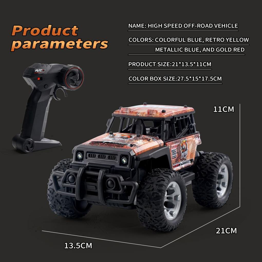 RC Car With LED Lights 2.4G Radio Remote Control Cars Buggy Off-Road Control Trucks Boys Toy for Children Toy 1:20