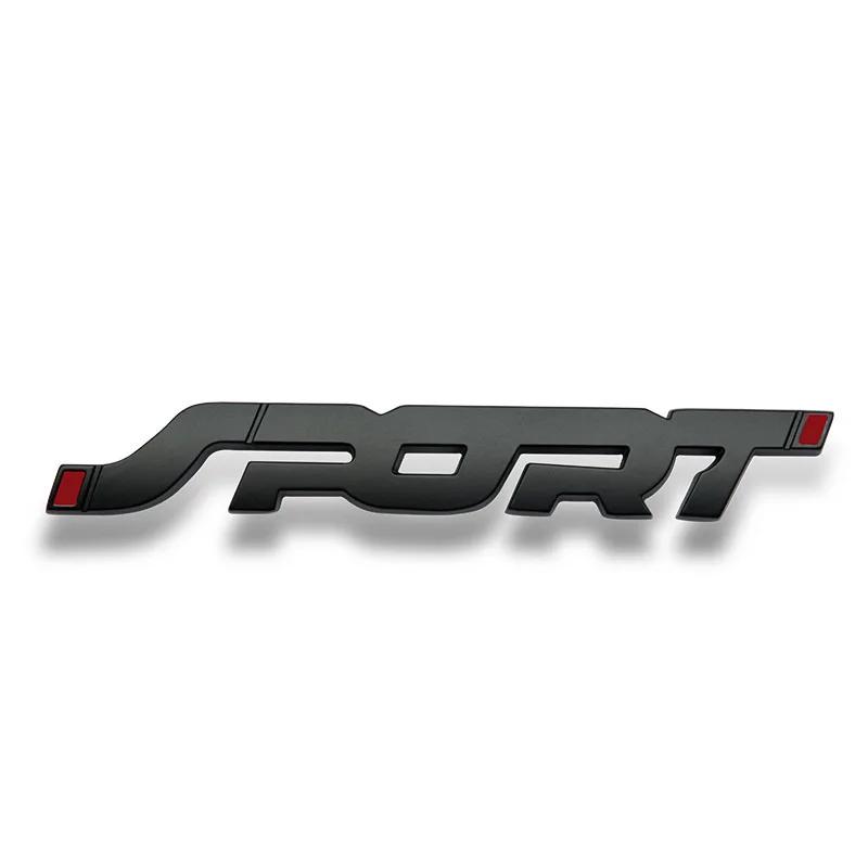 Metal Car Sticker 3D SPORT Emblem Trunk Fender Badge Decal Auto Racing Sport Word Letter Logo Sticker Car Decoration Accessories