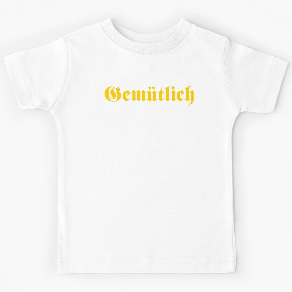 Gemütlich - Cozy - German Vocabulary Kids T-Shirt 110