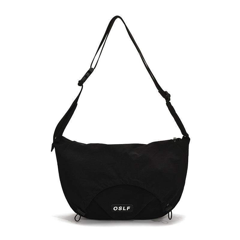 2026 fashiable and simple nyl shoulder bag, large capacity crossbody bag, persalized drawstring outdoor sports bag