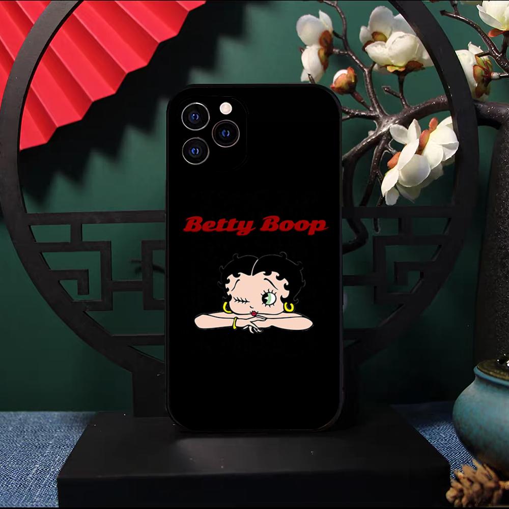 Betty Beautiful B-boop Phone Case For IPhone 17 Pro Max 16 15 14 Pro Max 13 11 X Xs Xr 8 7Plus Silicone Cover
