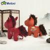 Horse Zodiac Year Plush Toy With Polyester Fiber Filling For Chinese New Year Gift