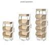 New Multi-Layer Household Kitchen Storage Baskets Plastic Multifunctional Vegetable And Fruit Racks Can Be Stacked Tool
