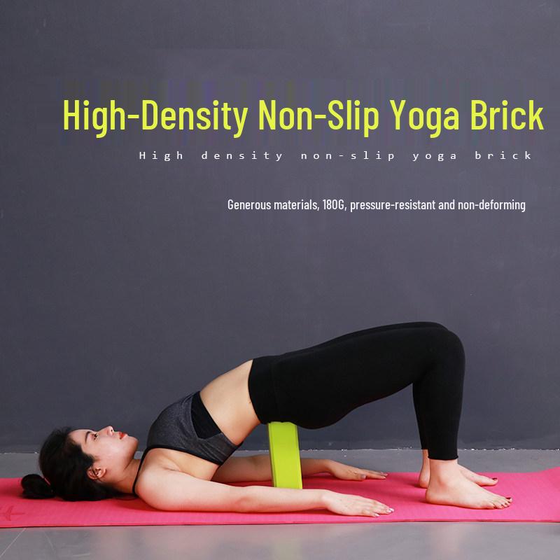 

High-Density Thickened Foam Yoga Brick for Beginner Stretching and Children s Practice Pink - 180g (1 piece)
