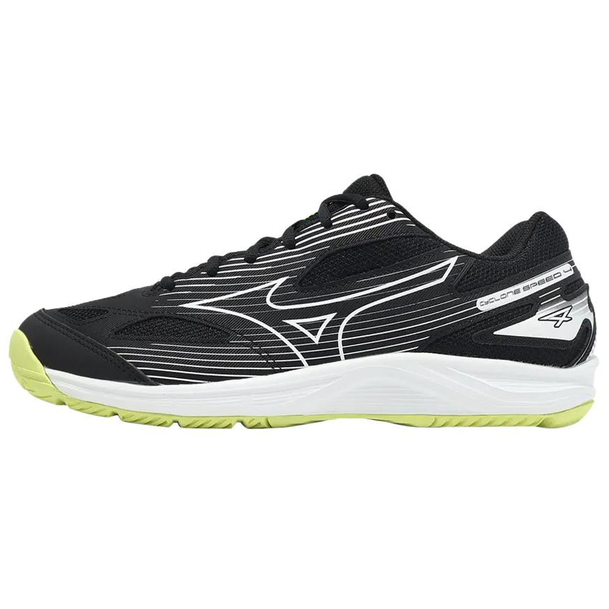 

Mizuno Cyclone Speed 4 Black White Sunny Lime Mizuno V1GA238012 41