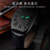 CHENXI 8217 OriginalWatch Top Brand Tonneau Quality Quartz Wristwatch Date Waterproof Leather Watch for Man Luminous Luxury