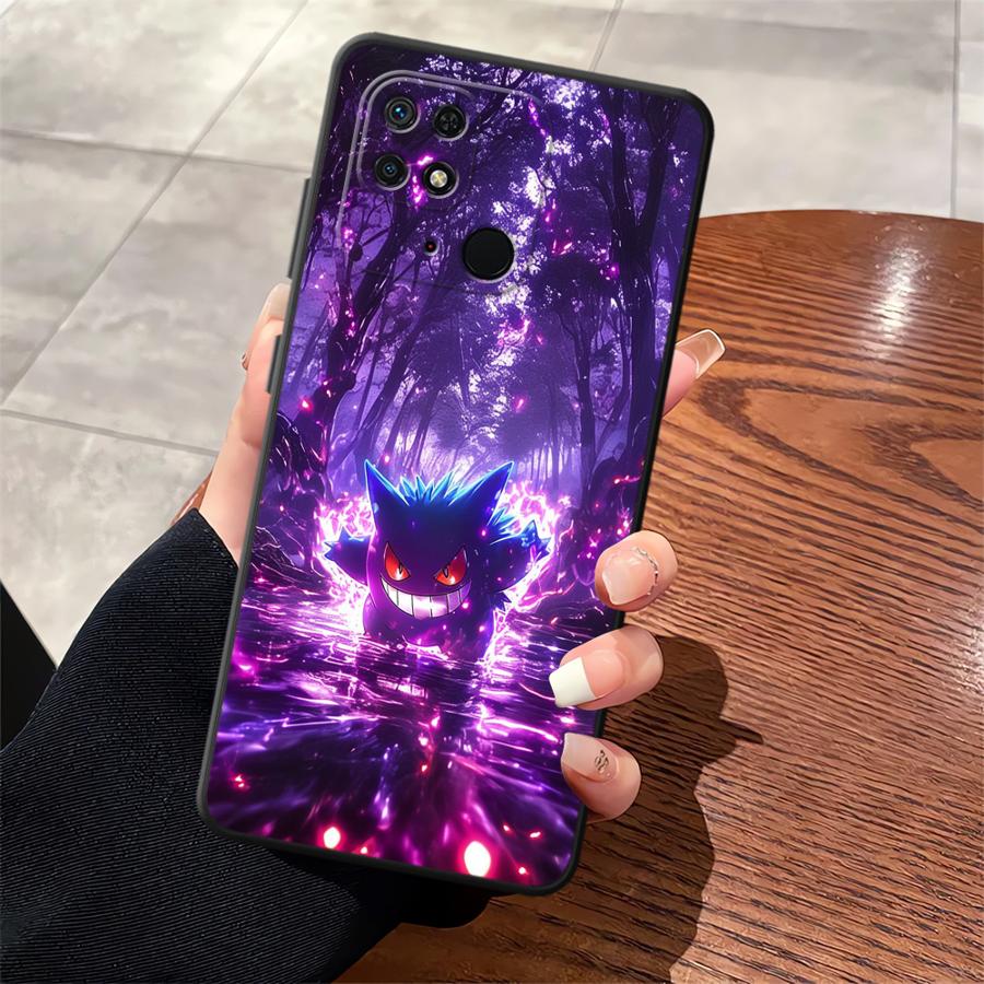 Anime Pokemon Gengar Handyhülle Case für Xiaomi Redmi 14C A1 A2 Plus K40 K80 Pro 9 A5 A3 12C A4 13C 10