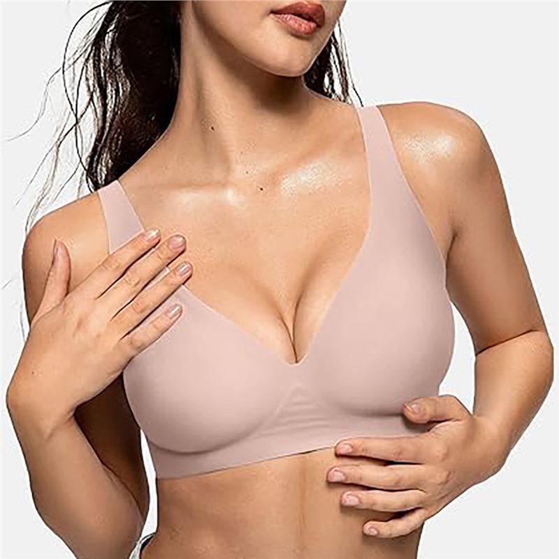 Women's Seamless Wire-Free Anti-Sagging Plus Size Back-Smoothing Bra
