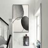 Nordic Minimalist Black And White Stone Canvas Painting Grey Poster Print Big Wall Art For Hotel Aisle Living Room Decoracion