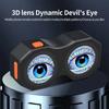 Devil's Eye Motorcycle LED Taillight 82 Kinds USB Rechargeable LED Light With APP Control Waterproof Rear Bike Light for Scooter