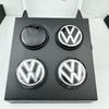 JQTYB1 Floating Center Caps 4pcs 56MM 65MM Car Wheel Hub Covers For VW GTI Polo Golf 4 5 6 7 8 Touran CC Passat B5 B6 B7 accessories