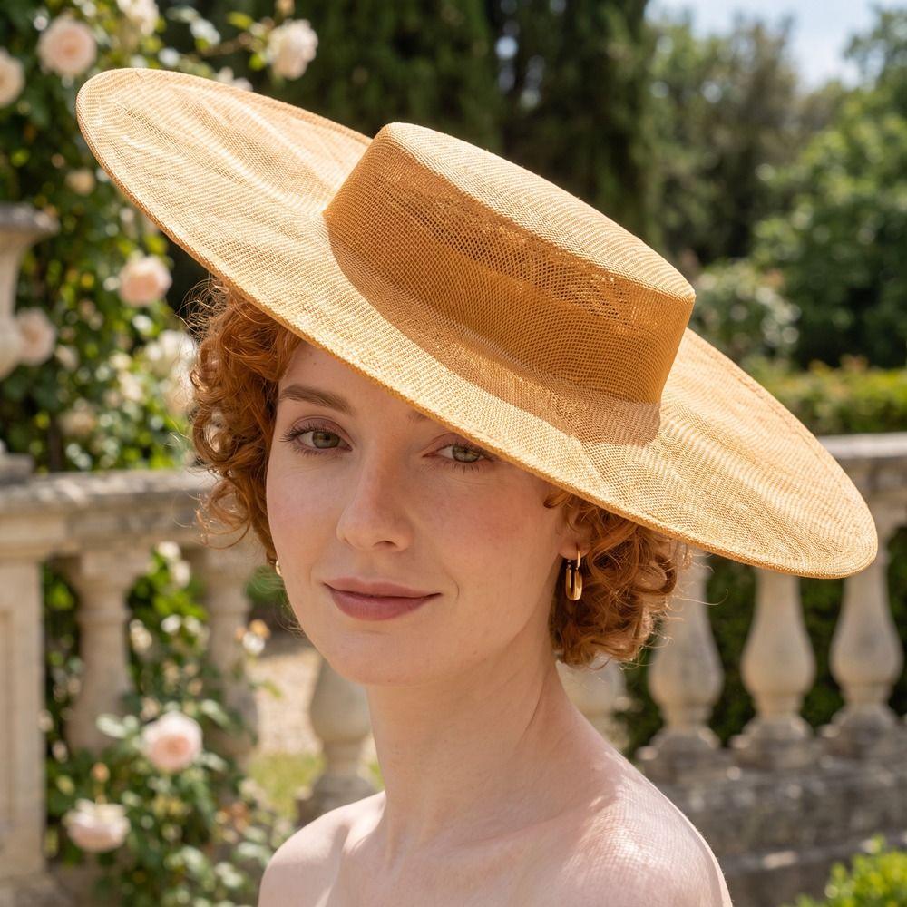 Headpiece Vintage Fascinator Hat Solid Color Derby Hat Masquerade Top Hat Party Headpiece