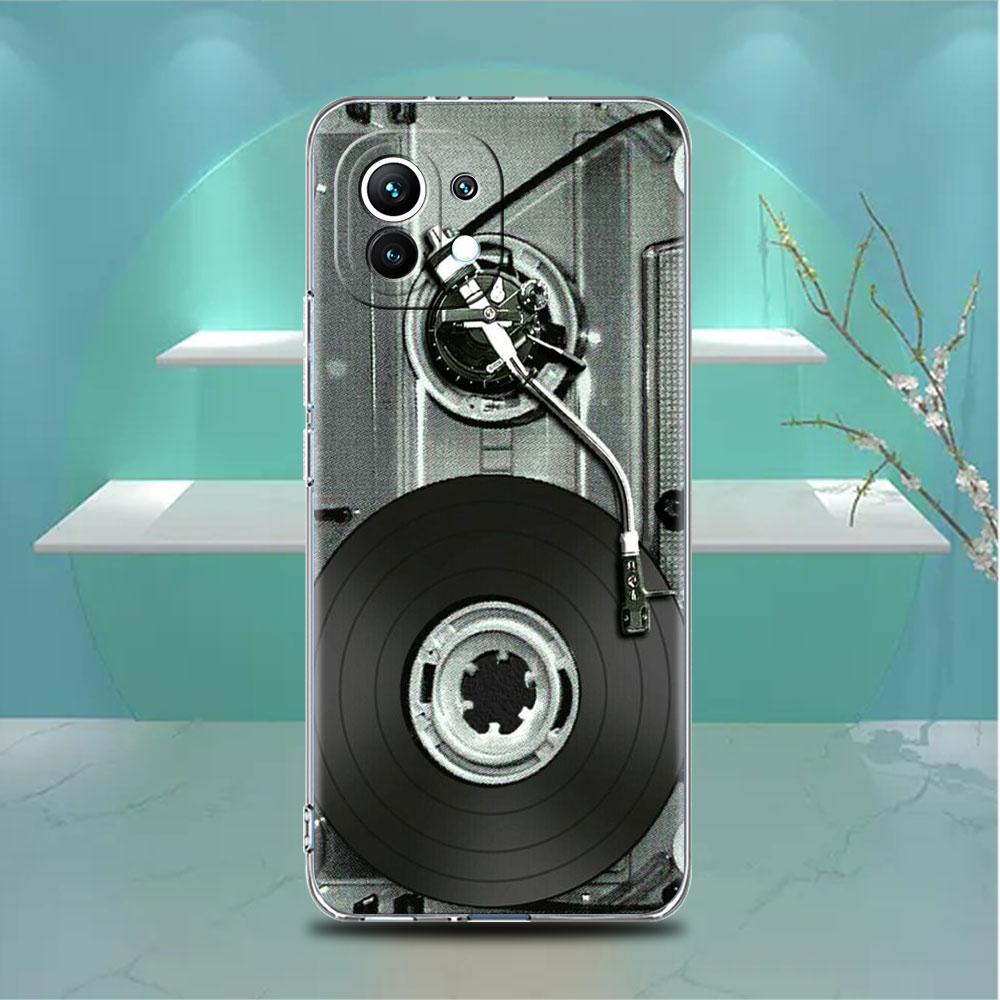 Vintage Camera Cassette Clear Case For Xiaomi Mi Poco X3 NFC M3 Pro F3 F1 11 Lite 12 Note 10 11T 9T Transparent Phone Cover