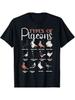 T-Shirt Y2k Pigeon Breeds T Black