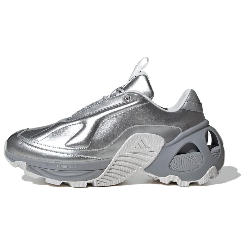 Adidas Wonder Runner Comfortable Non-Slip Durable Low-Top Running Shoes Unisex Running Shoes Silver Gray JQ7513