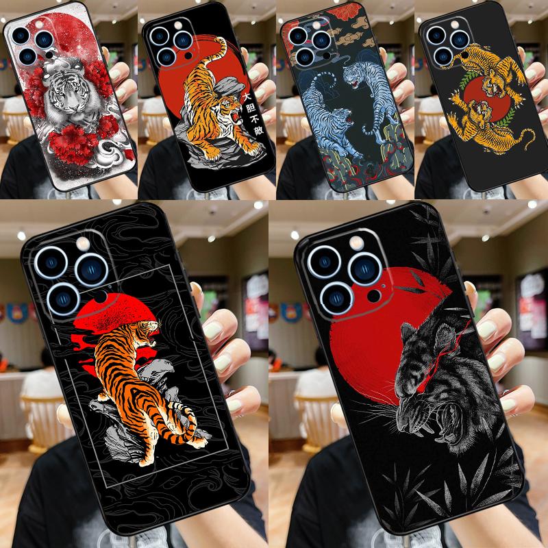Tiger Red Sun Japan Art For Huawei Nova 5T 9 10 SE 7i 8i 11i 12i Y60 Y61 Y70 Y72 Y73 Y90 Y91 P20 P30 P40 Lite Case