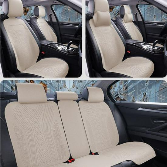 Universal Suede Car Seat Cushion - Breathable, Sporty, All-Season Comfort
