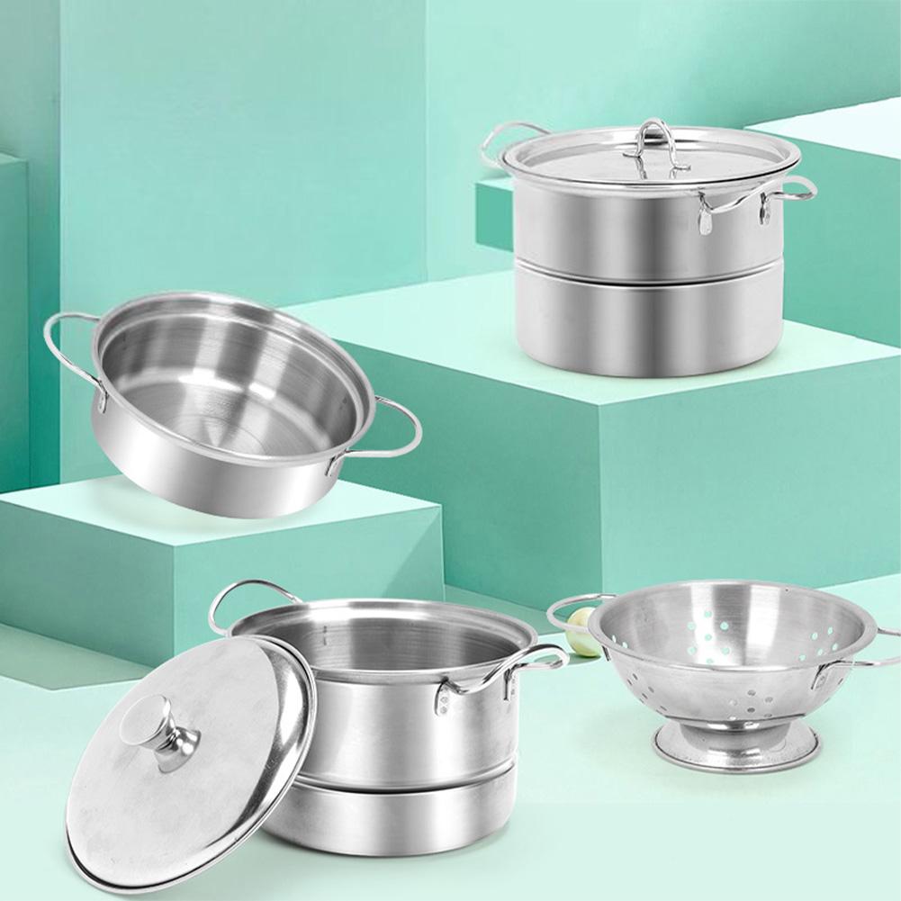 Kitchen Toy Set For Children Stainless Steel Mini Imitation Kitchen Cooking Tool Educational Toys Gifts For Boys And Girls